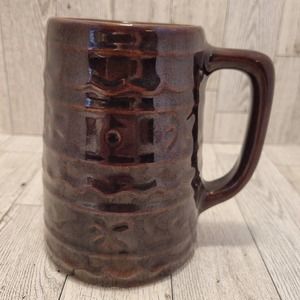 Marcrest Vintage Stoneware Mug Daisy Pattern Made In USA‎ 16 Oz